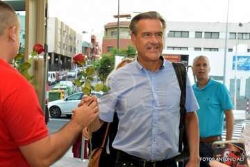 Presentación del candidato socialista a la Alcaldía de Telde (Foto TA)
